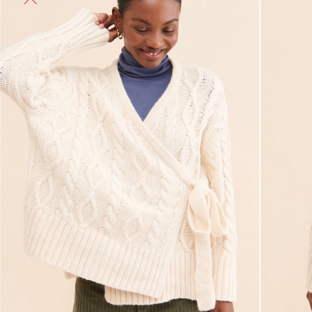 Little Lies Cream Cable Knit Sweater